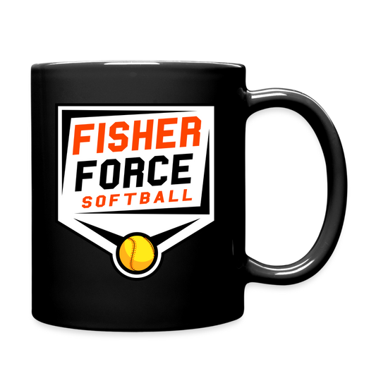 Fisher Force | Softball | Full Color Mug - black