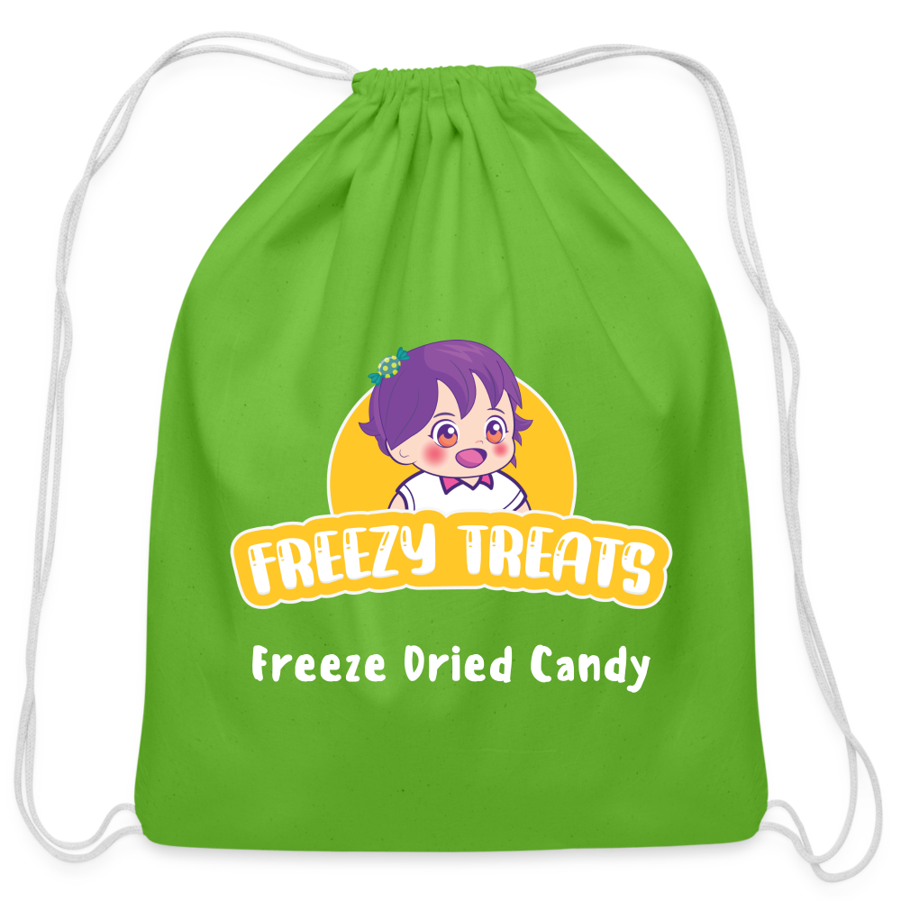 Freezy Treats | Business | Cotton Drawstring Bag - clover