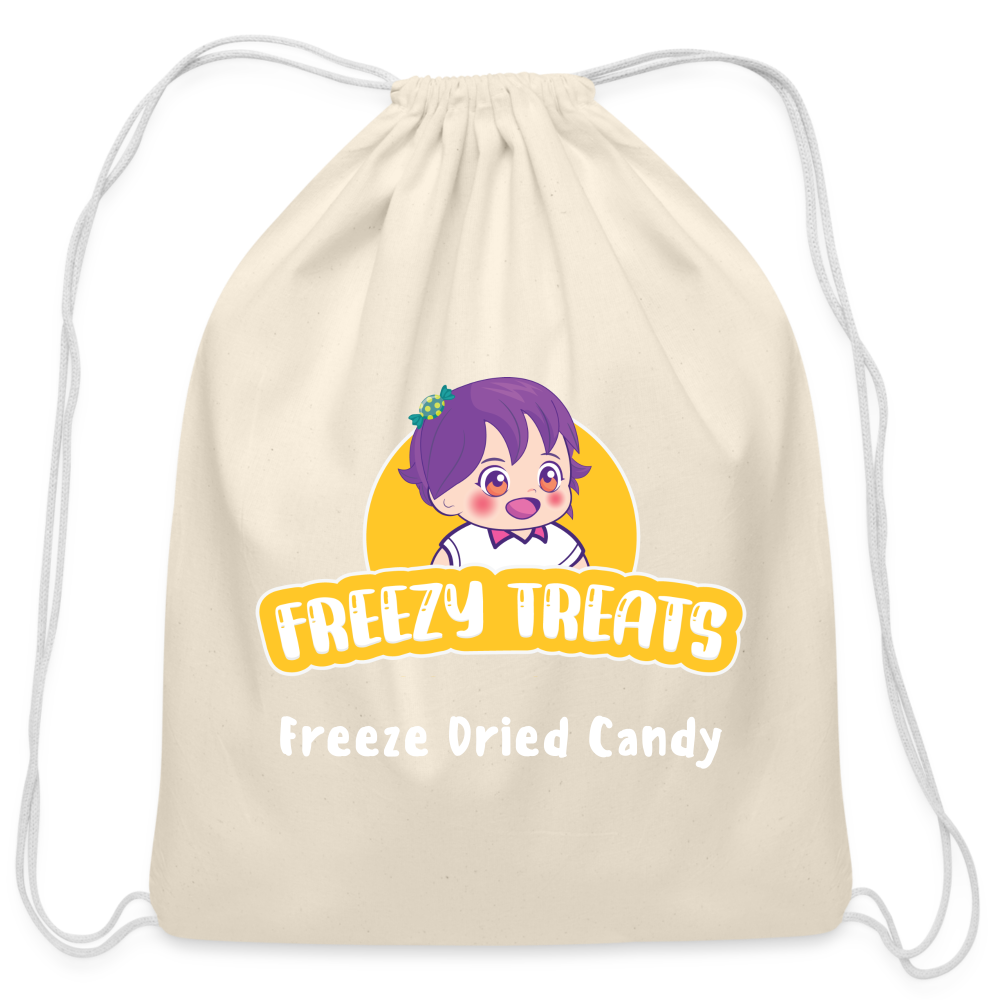 Freezy Treats | Business | Cotton Drawstring Bag - natural