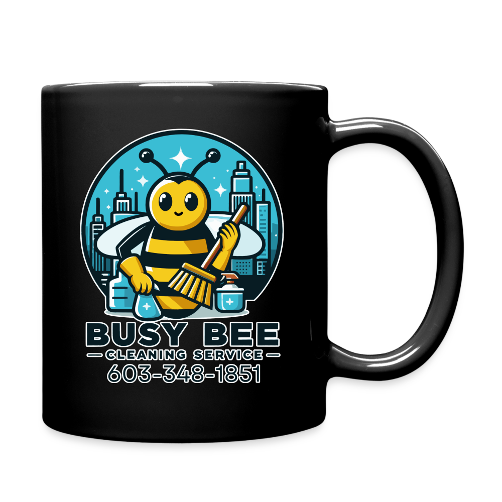 Busy Bee Cleaning Service | Business | Full Color Mug - black