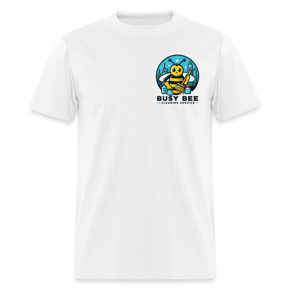 Busy Bee Cleaning Service | Business | Adult T-Shirt - white