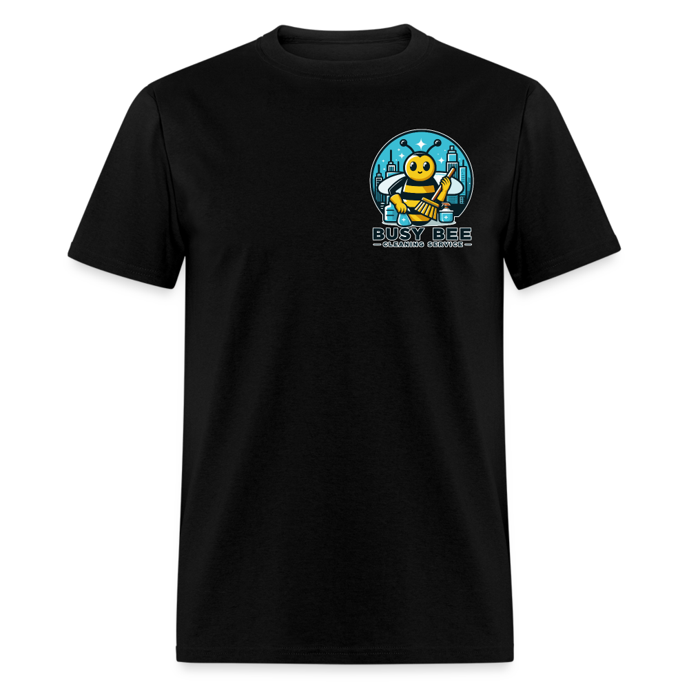 Busy Bee Cleaning Service | Business | Adult T-Shirt - black