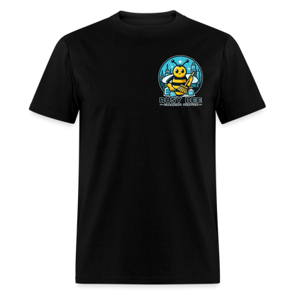 Busy Bee Cleaning Service | Business | Adult T-Shirt - black