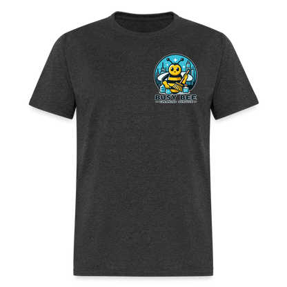 Busy Bee Cleaning Service | Business | Adult T-Shirt - heather black