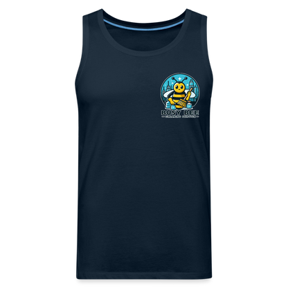 Busy Bee Cleaning Service | Business | Men’s Premium Tank - deep navy