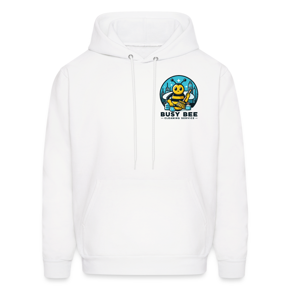 Busy Bee Cleaning Service | Business | Adult Hoodie - white