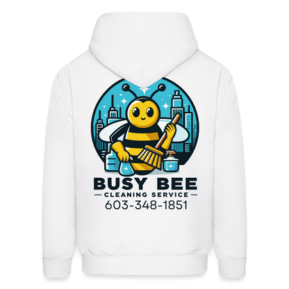 Busy Bee Cleaning Service | Business | Adult Hoodie - white