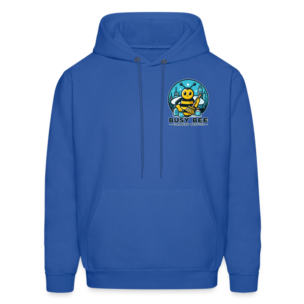 Busy Bee Cleaning Service | Business | Adult Hoodie - royal blue