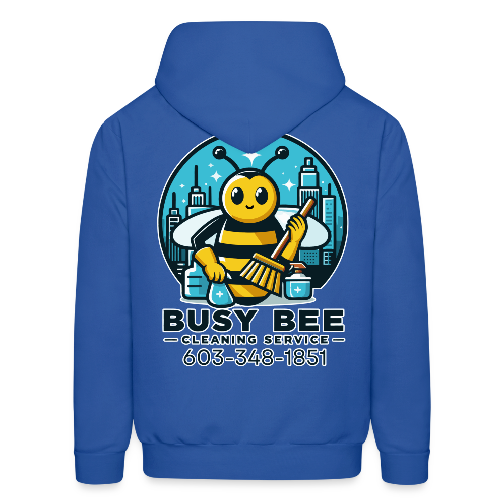 Busy Bee Cleaning Service | Business | Adult Hoodie - royal blue