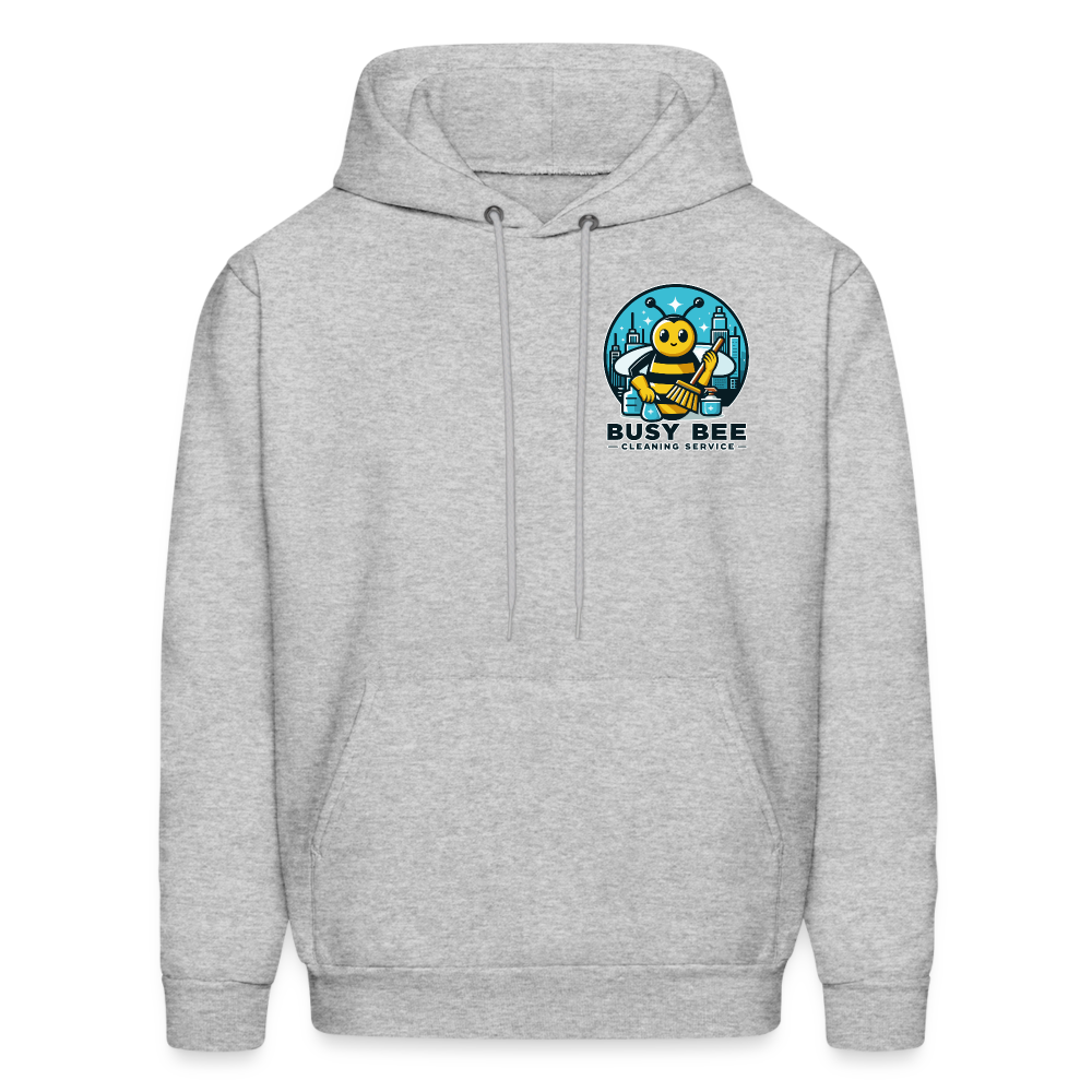 Busy Bee Cleaning Service | Business | Adult Hoodie - heather gray