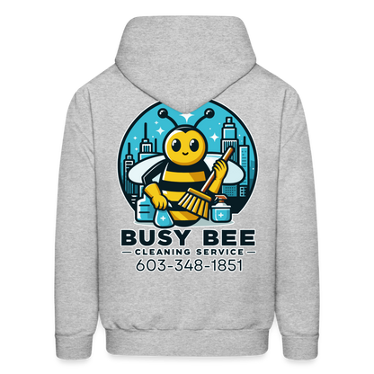 Busy Bee Cleaning Service | Business | Adult Hoodie - heather gray