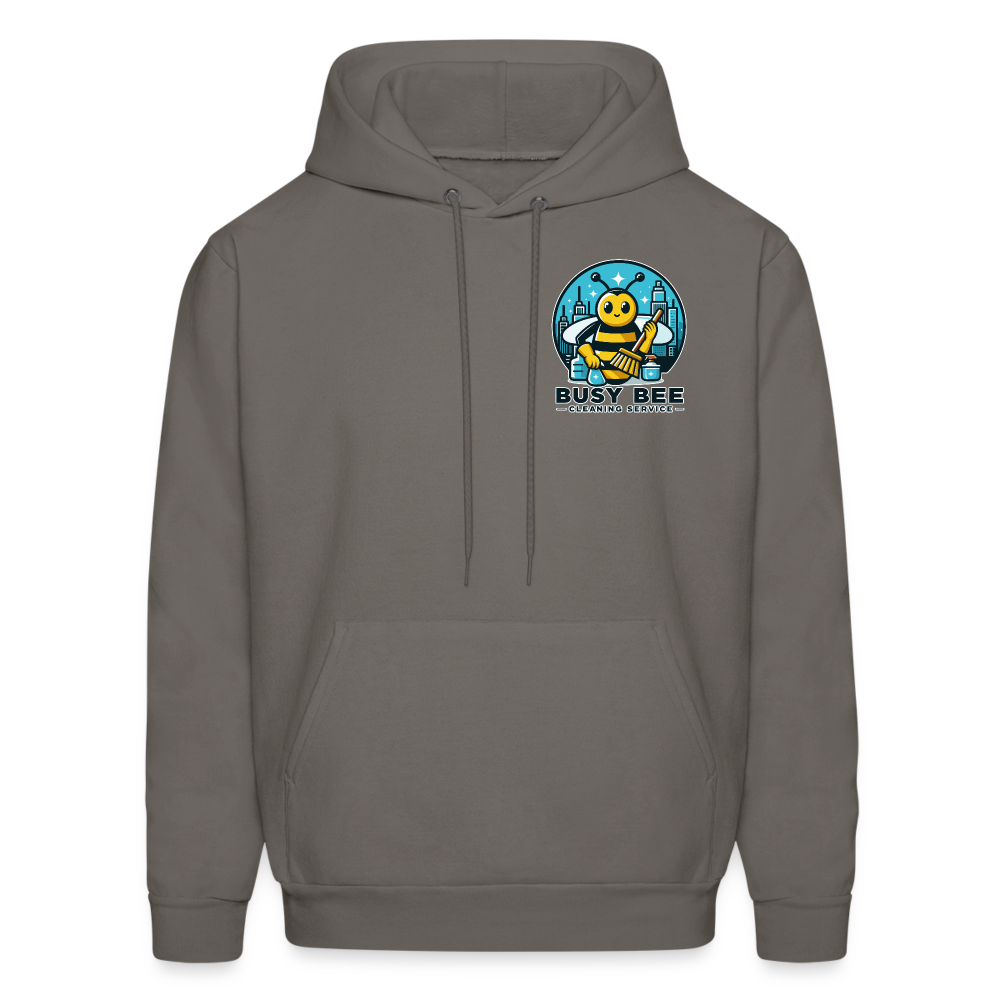 Busy Bee Cleaning Service | Business | Adult Hoodie - asphalt gray