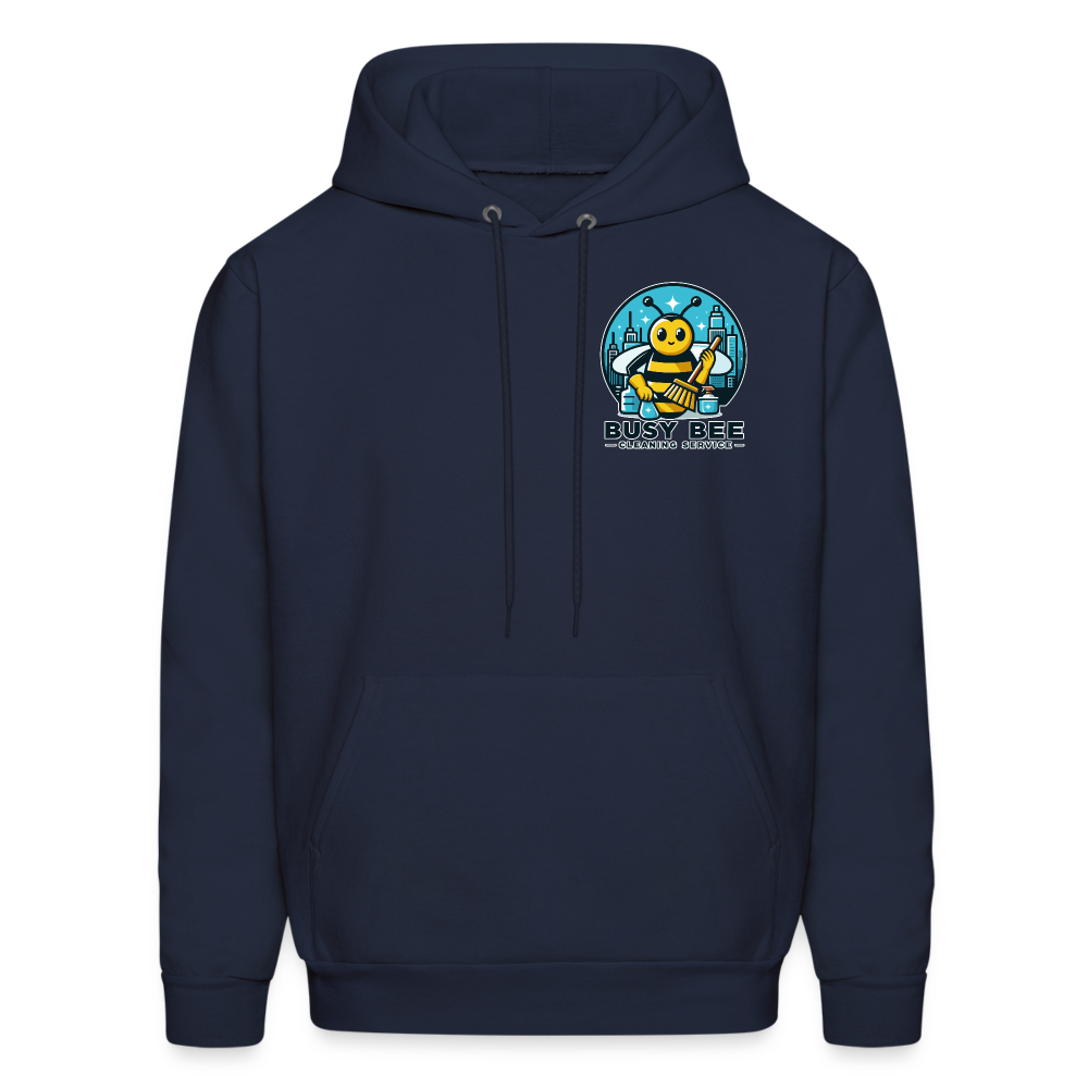 Busy Bee Cleaning Service | Business | Adult Hoodie - navy