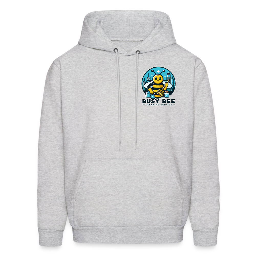 Busy Bee Cleaning Service | Business | Adult Hoodie - ash 