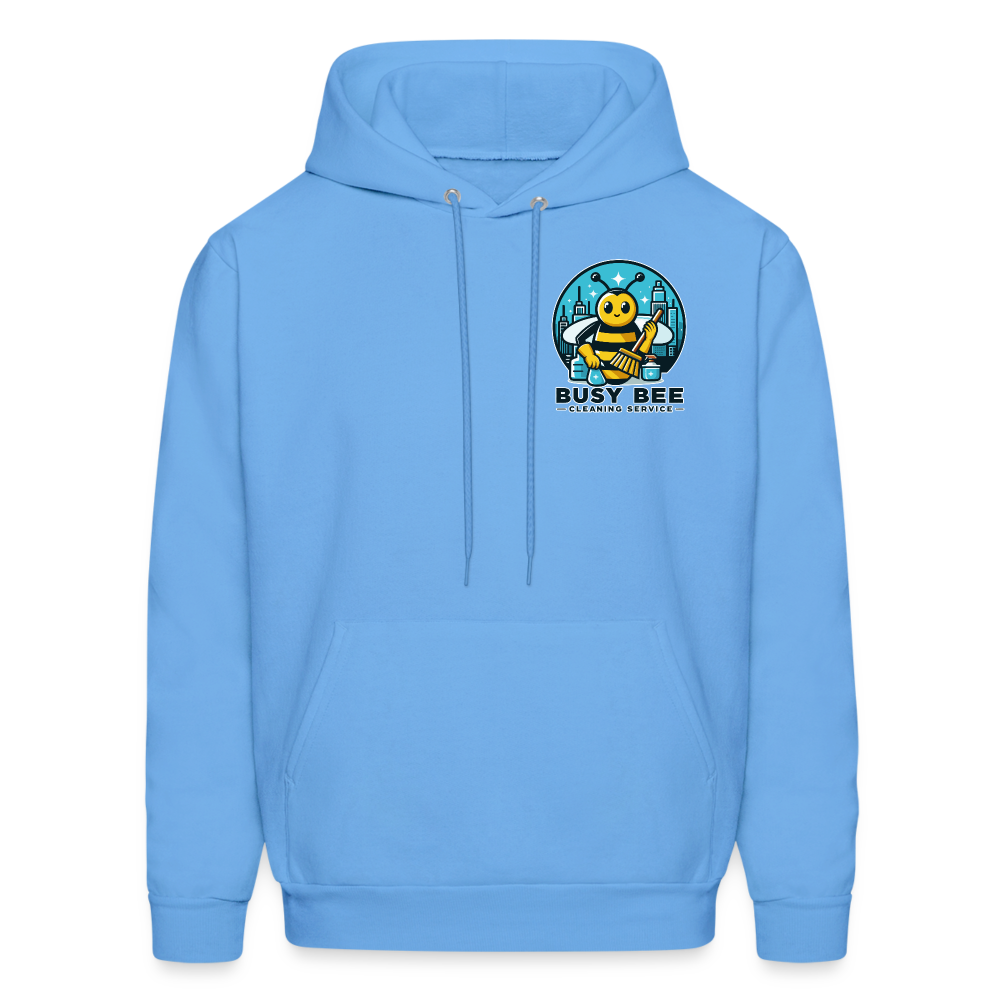 Busy Bee Cleaning Service | Business | Adult Hoodie - carolina blue