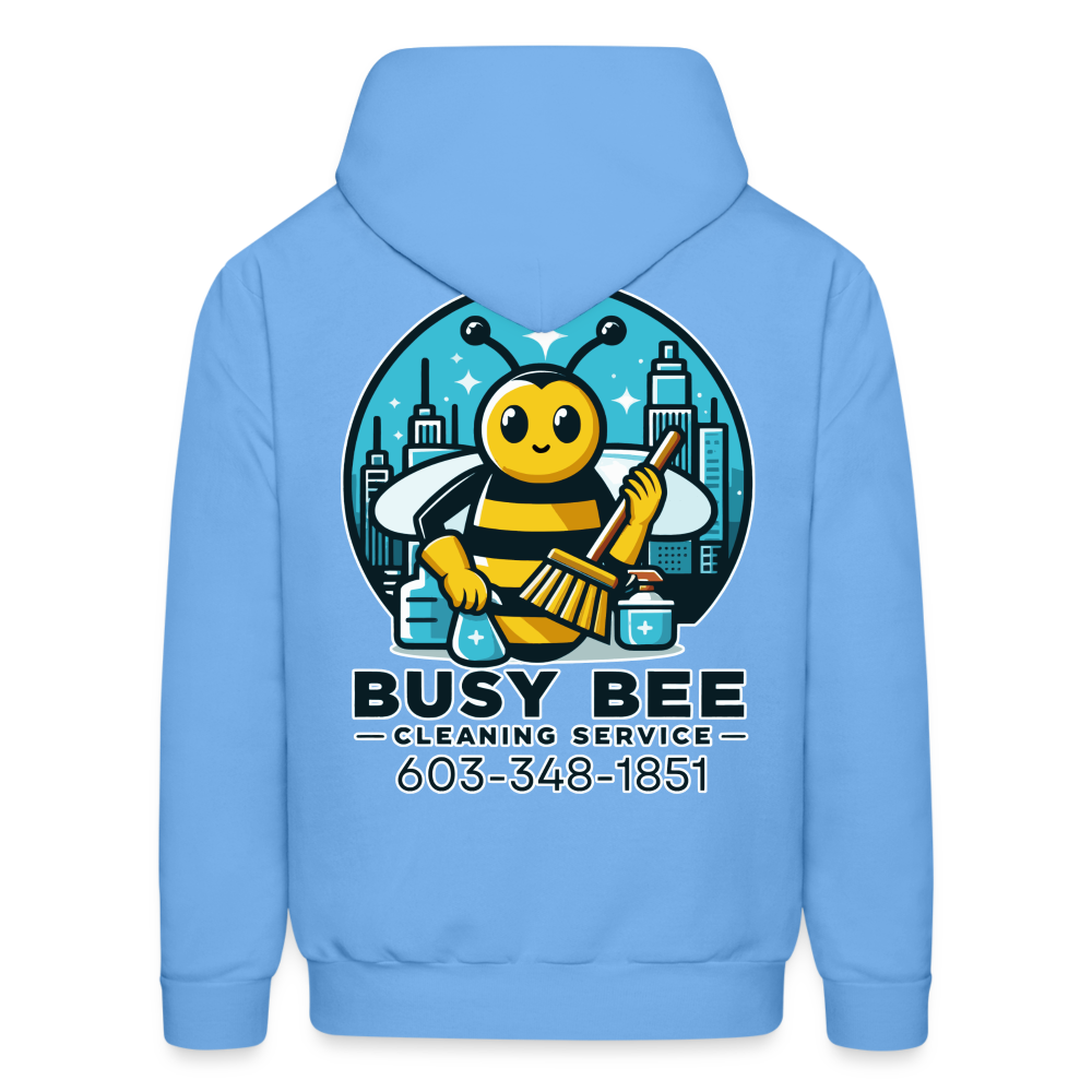 Busy Bee Cleaning Service | Business | Adult Hoodie - carolina blue