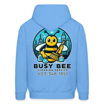 Busy Bee Cleaning Service | Business | Adult Hoodie - carolina blue