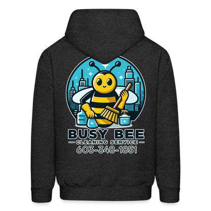 Busy Bee Cleaning Service | Business | Adult Hoodie - charcoal grey