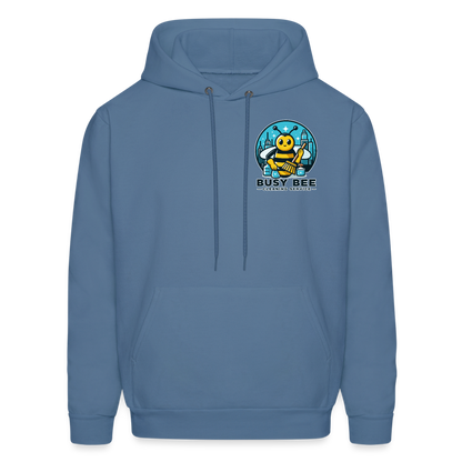 Busy Bee Cleaning Service | Business | Adult Hoodie - denim blue