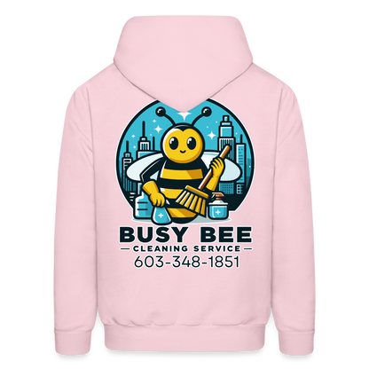 Busy Bee Cleaning Service | Business | Adult Hoodie - pale pink