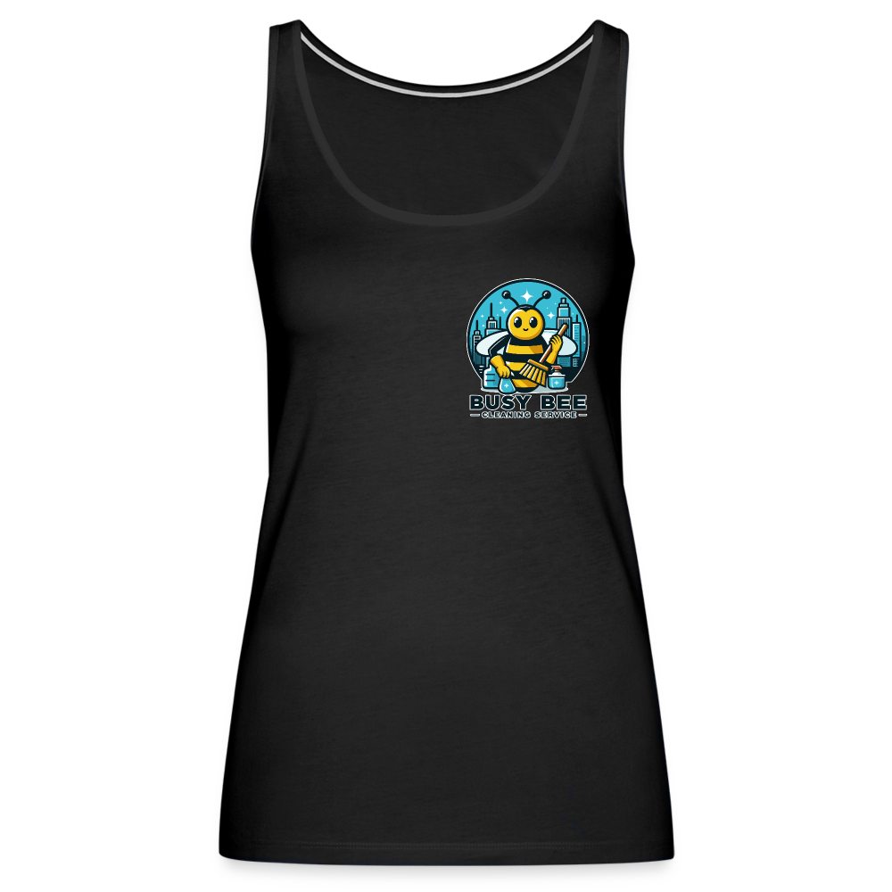 Busy Bee Cleaning Service | Business | Women’s Premium Tank Top - black