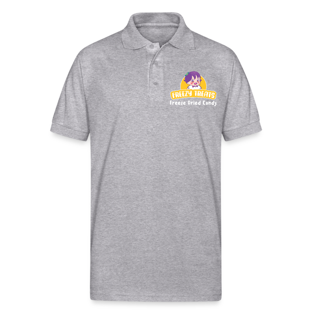 Freezy Treats | Business | Gildan Unisex 50/50 Jersey Polo - heather gray