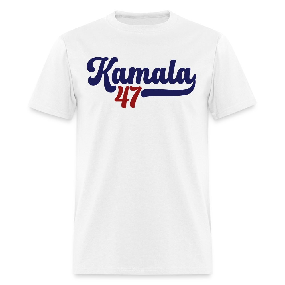 Kamala 47 T-Shirt | Vintage Inspired Political Campaign Tee | Adult Shirt - white