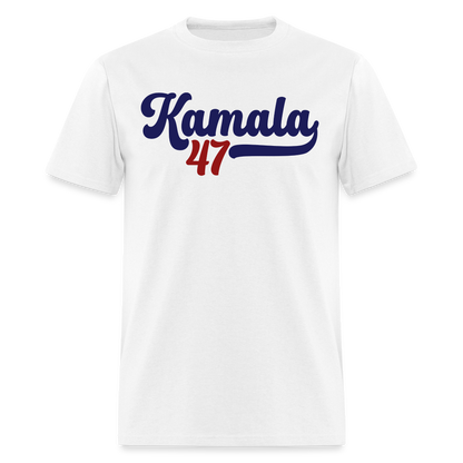 Kamala 47 T-Shirt | Vintage Inspired Political Campaign Tee | Adult Shirt - white