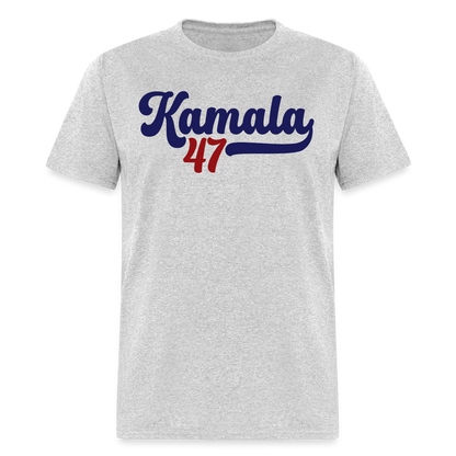 Kamala 47 T-Shirt | Vintage Inspired Political Campaign Tee | Adult Shirt - heather gray