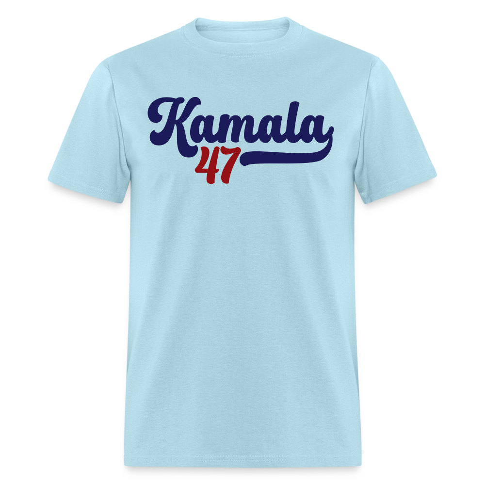 Kamala 47 T-Shirt | Vintage Inspired Political Campaign Tee | Adult Shirt - powder blue