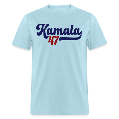 Kamala 47 T-Shirt | Vintage Inspired Political Campaign Tee | Adult Shirt - powder blue