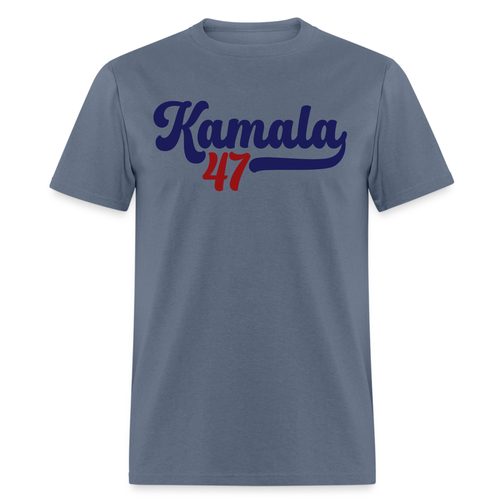 Kamala 47 T-Shirt | Vintage Inspired Political Campaign Tee | Adult Shirt - denim