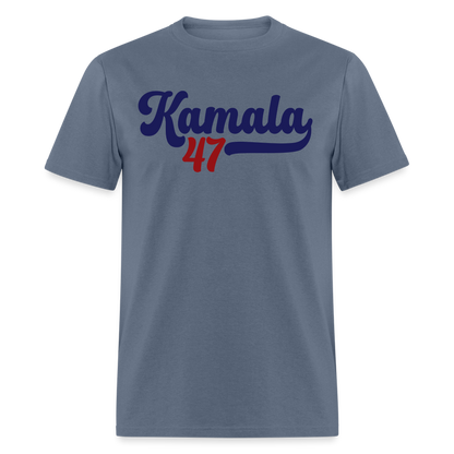 Kamala 47 T-Shirt | Vintage Inspired Political Campaign Tee | Adult Shirt - denim